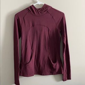 Maroon Lululemon top